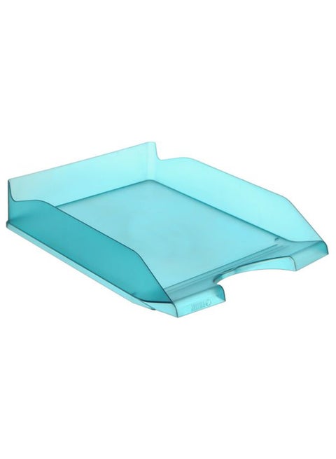 Plastic Stylish File Organizer Light Blue