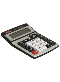 ماركة غير محددة آلة حاسبة رقمية، طراز KT-280 أسود/فضي 