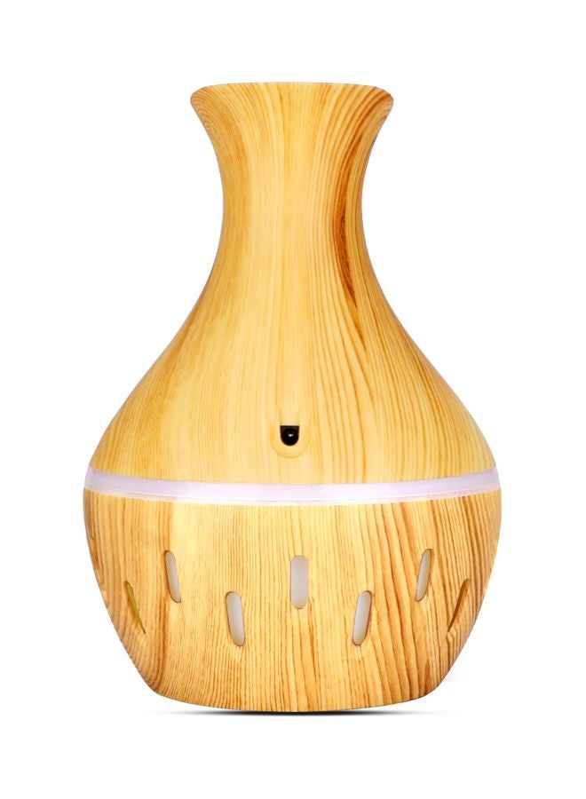 Generic LED Colour Changing Essential Oil Aroma Diffuser Light Brown 300ml  - Image 2