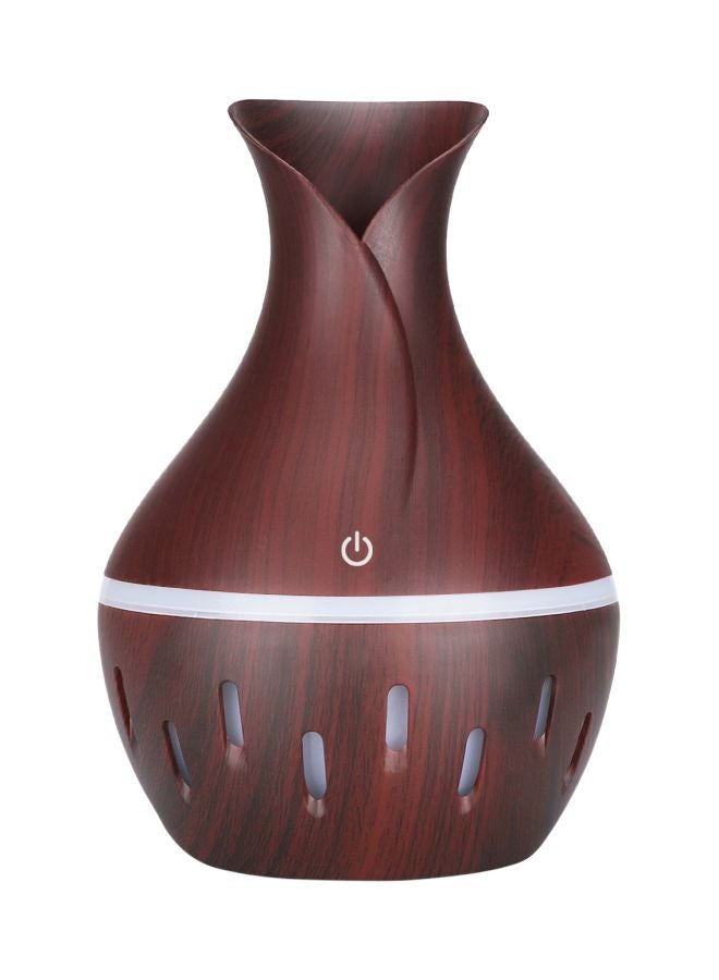 Generic LED Colour Changing Essential Oil Aroma Diffuser Dark Brown 300ml  - Image 1