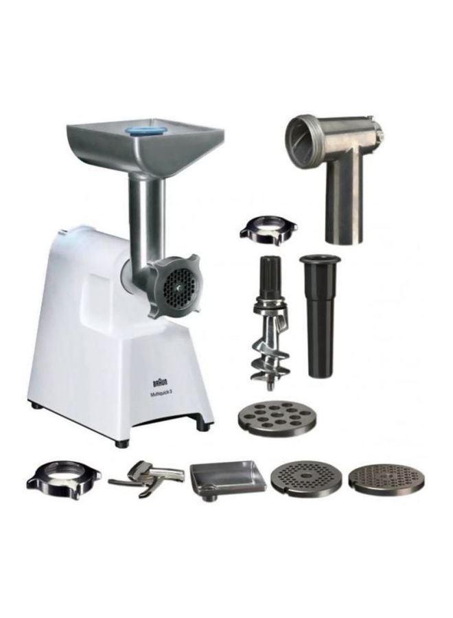 BRAUN Multiquick 3 Meat Mincer 1300W G1300 White/Silver/Black - Image 1