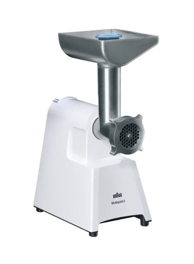 BRAUN Multiquick 3 Meat Mincer 1300W G1300 White/Silver/Black - Image 2