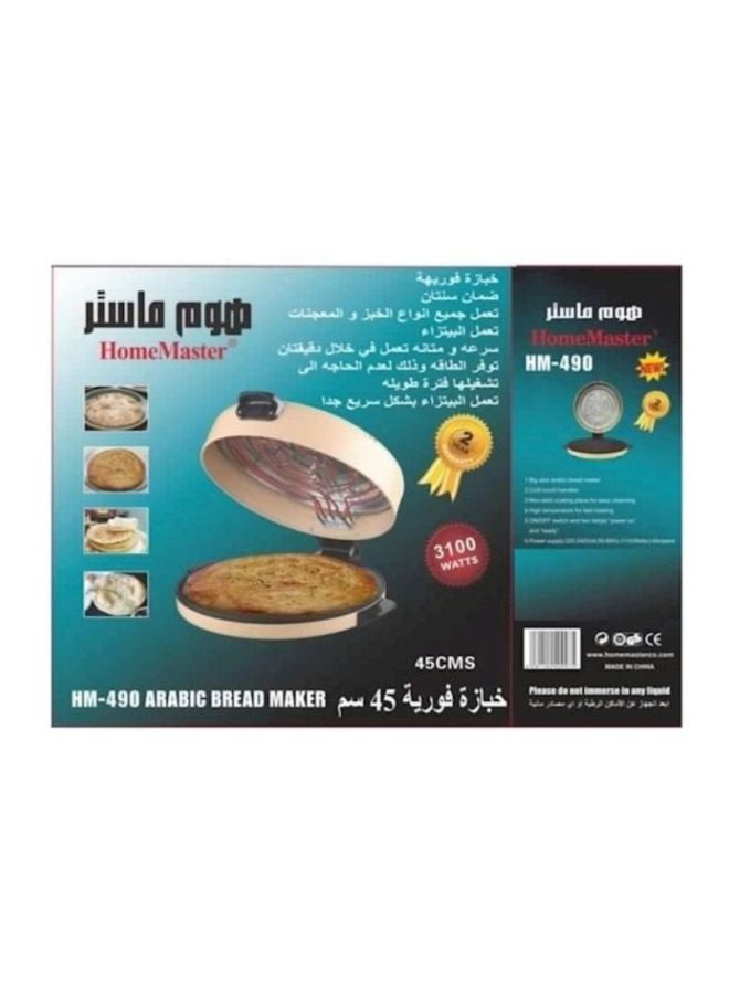Home Master Arabic Bread Maker 3100W 3100.0 W HM-490 Pale Yellow/Black  - Image 3