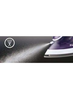 Panasonic Light And Easy Steam Iron 210 ml 1800 W NI-M300T Purple/White/Grey  - Image 4