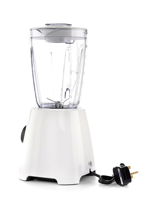 Moulinex - Blender | BlendForce 2 -  Blender Smoothie Maker  |Mixer | 3 speeds | 2 Years Warranty | 2 L 600 W LM423127 White/Clear - Image 1