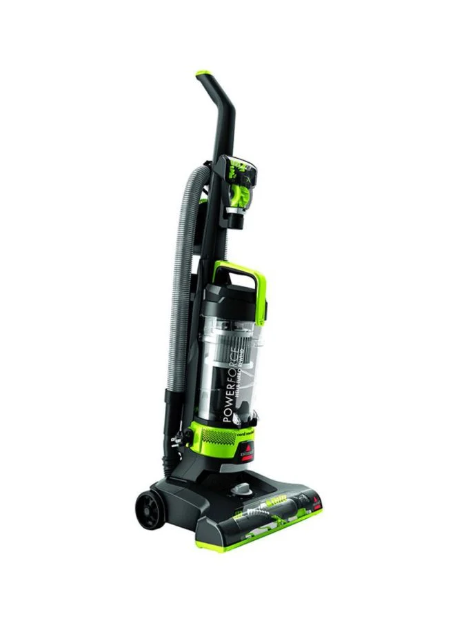 Bissell PowerForce Helix Turbo Rewind 2261E – Upright Vacuum Cleaner with Multi-Cyclonic Suction, Automatic Cord Rewind, Lightweight, Ideal for Dust, Hair & Deep Cleaning | 1100 W 2261E Green/Black