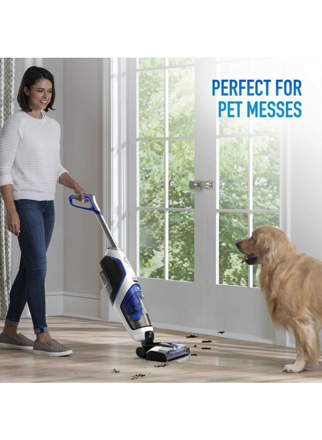 HOOVER - Onepwr Floormate JET Cordless Hard Floor Vacuum Cleaner Machine, Up To 30 Min Runtime, 3 Stage Filtration 3 In 1 Multi-Surface, Wash, Vac & Dry 0.65 L 1200 W CLHF-GLME Blue/Grey/Black - Image 1