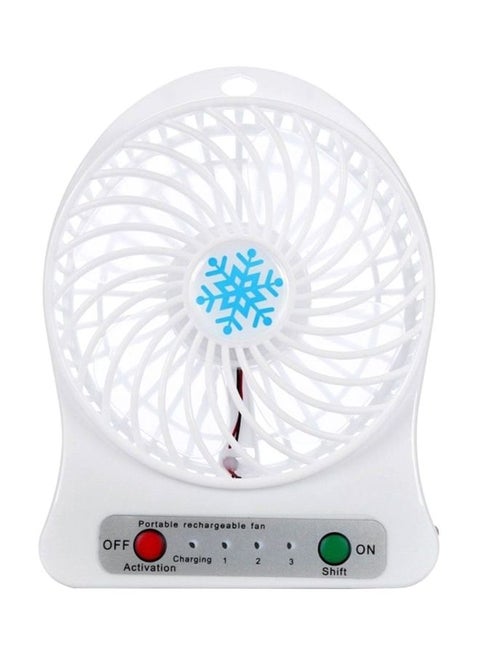 Rechargeable USB Cooling Fan 88.34413604.17 White