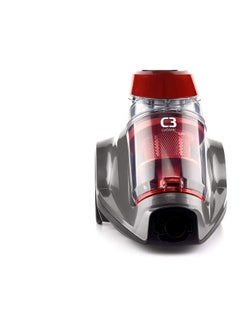 بيسيل مكنسة كهربائية بتصميم حاوية 2.2 L 1500 W 1229K أسود/أحمر  - Image 2