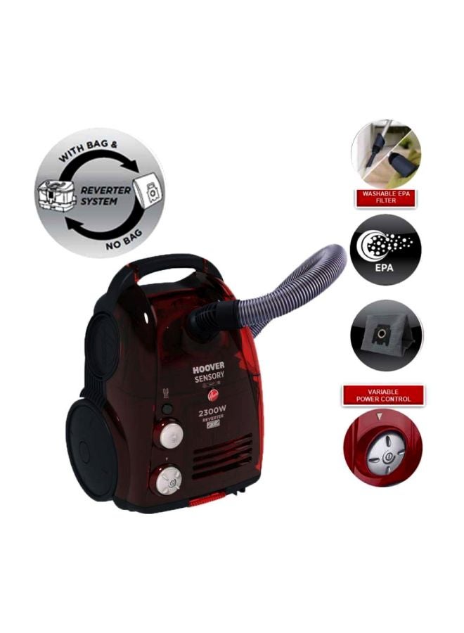 هوفر مكنسة كهربائية فلتر هيبا 1.5 L 2300 W TC5235020 أحمر وأسود  - Image 3