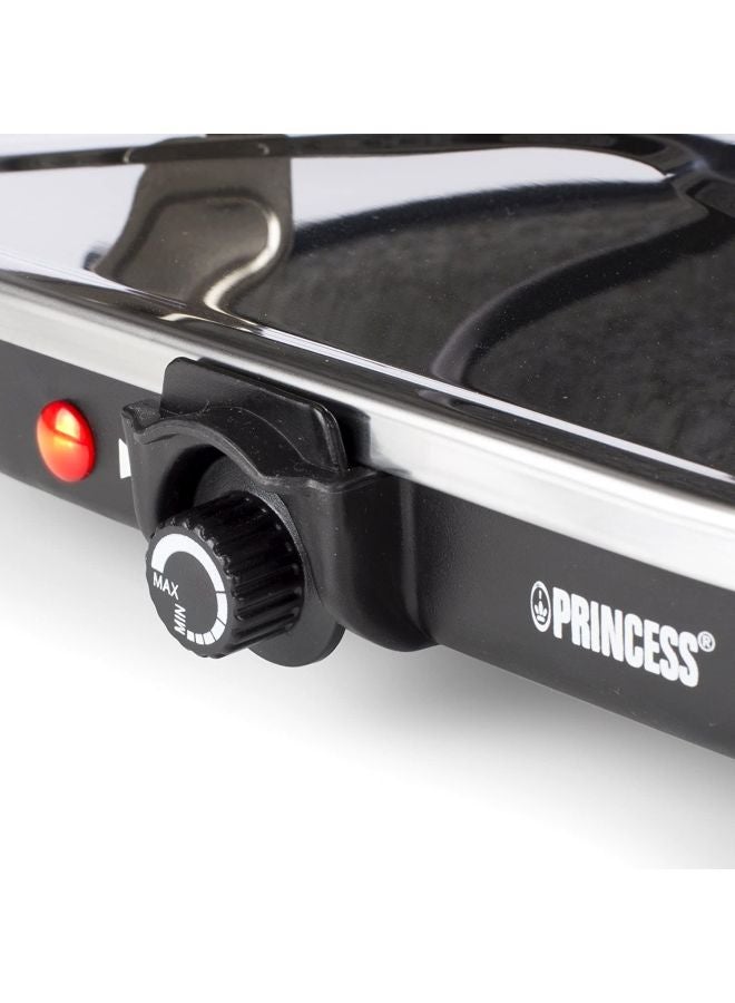 Princess - Stone And Raclette Grill Set 1200.0 W PRN.162720 Black - Image 1