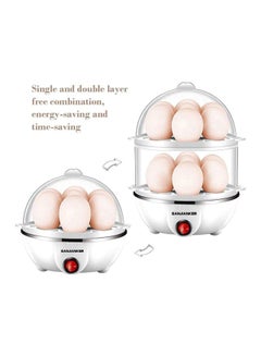 DLC Double Layer 14 Egg Steaming Cooker 350.0 W 18541903940 Clear/White  - Image 5