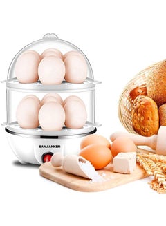 DLC Double Layer 14 Egg Steaming Cooker 350.0 W 18541903940 Clear/White  - Image 4