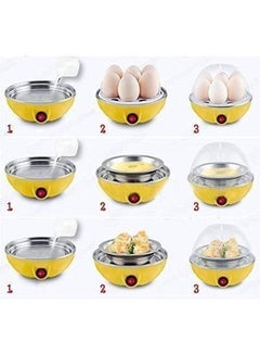 DESSINI Egg Cooker 800 W DES110 Yellow/Clear  - Image 2
