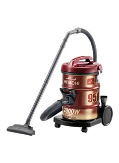 هيتاشي مكنسة كهربائية 2000 W CV - 950Y أحمر / ذهب / أسود  - Image 1