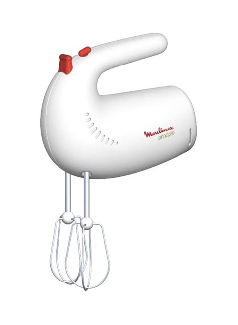 Hand Mixer | Quick Mix with Plastic Bowl | 5 speeds and Turbo Function |  for quick mixing and fast and perfect cake mix | 2 Years Warranty HM31127 White