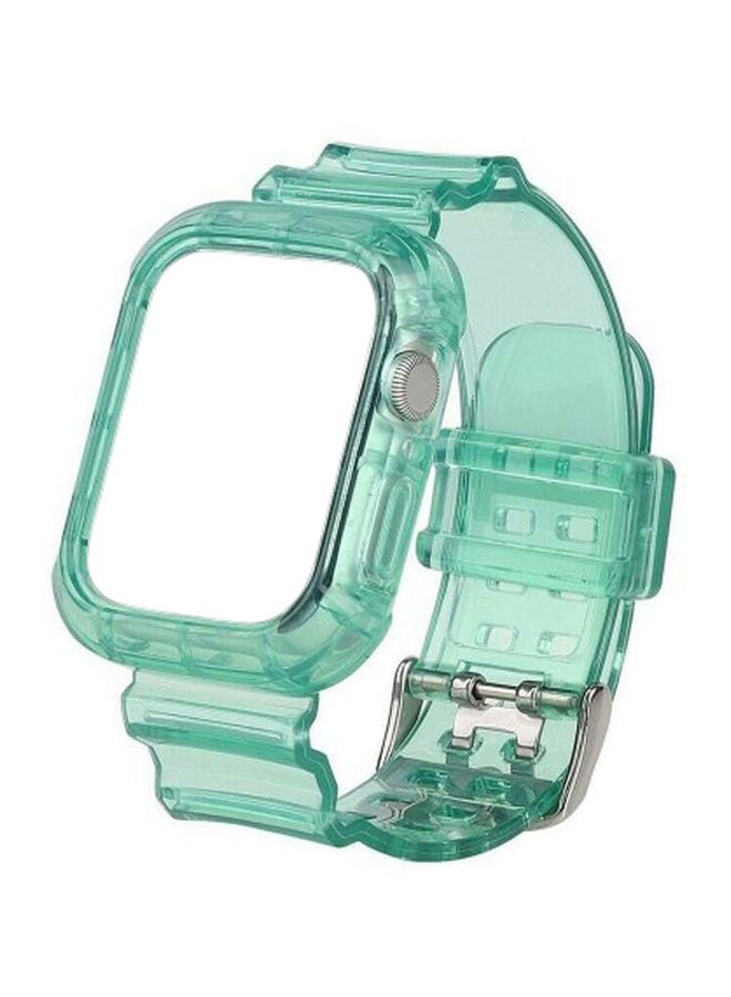 MARGOUN - Waterproof Replacement Band For Apple Watch 42/44mm Green - Image 1