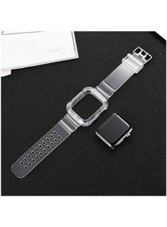 MARGOUN Waterproof Replacement Band For Apple Watch 42/44mm Clear  - Image 2