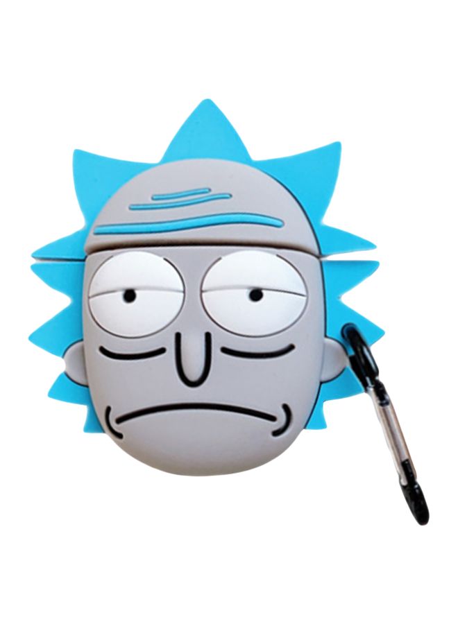 Beauenty Rick Themed Case For Apple AirPods 1/2 Grey/Blue/White - Image 1