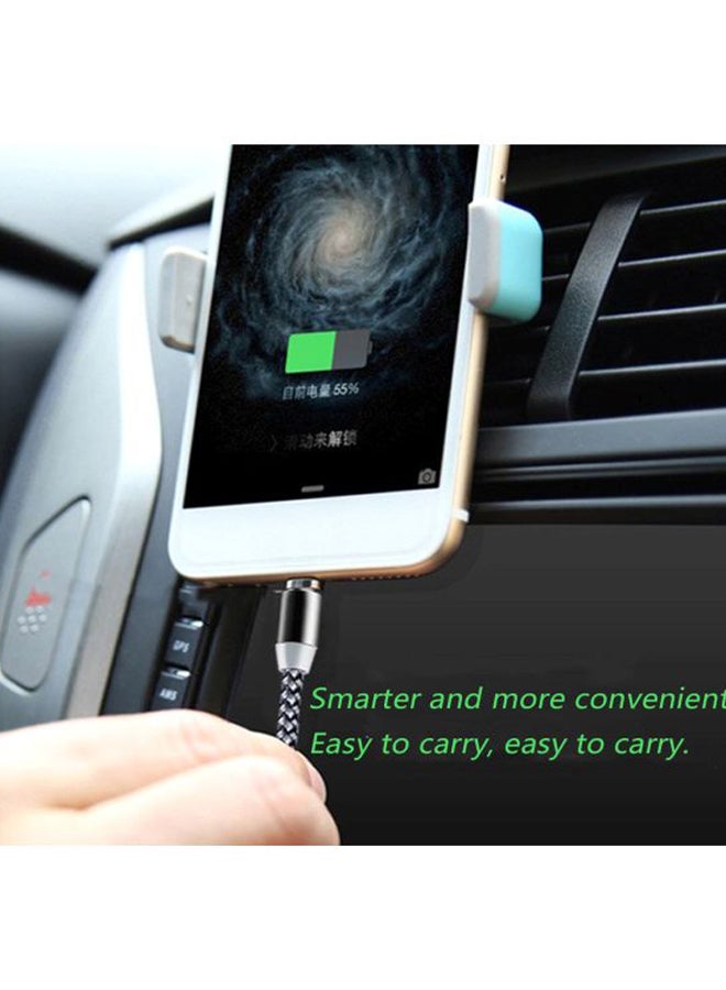 Magnetic Type-C Charging And Data Sync Cable Black/Grey - Image 3