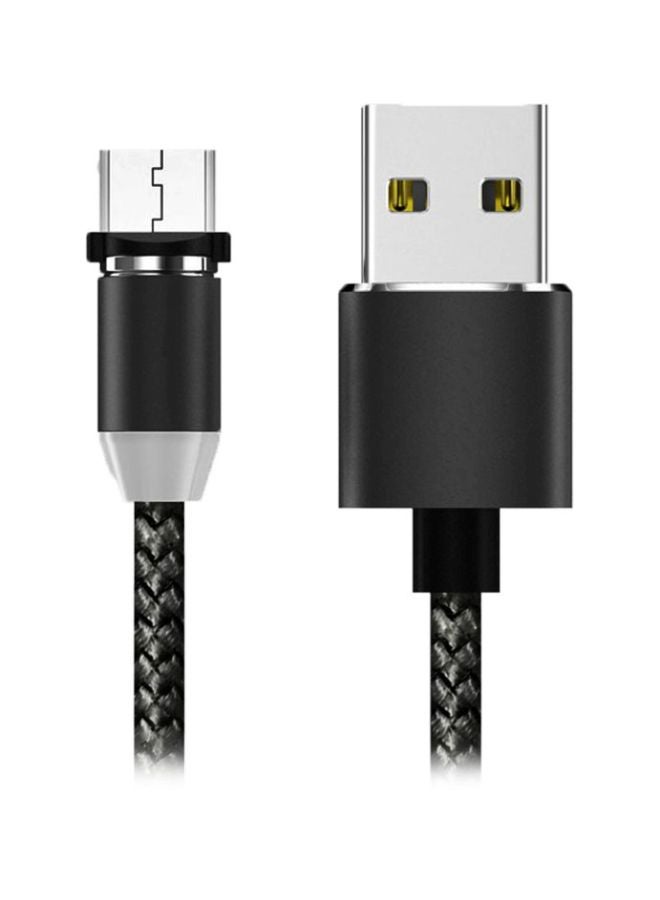 Magnetic Type-C Charging And Data Sync Cable Black/Grey - Image 1
