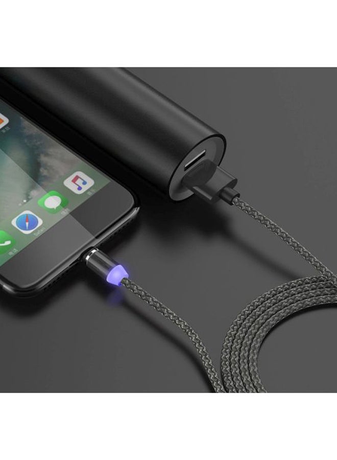 Magnetic Type-C Charging And Data Sync Cable Black/Grey - Image 2