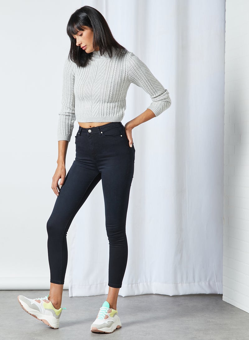 trendyol Basic Denim Jeans Navy  - Image 3