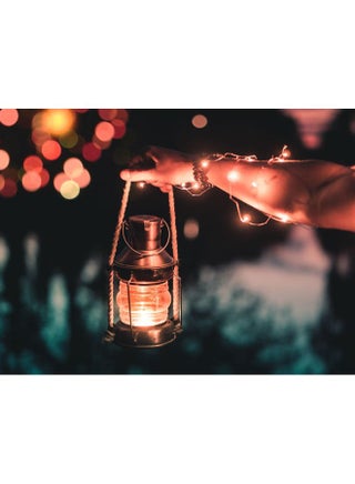Lantern Themed Self Adhesive Wall Sticker Multicolour 160x120cm - v1602696253/N41200588A_1