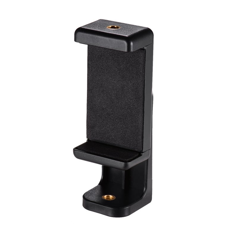 Smartphone Clamp Holder Phone Mount Adapter For Tripod Selfie Stick Black  - Image 3
