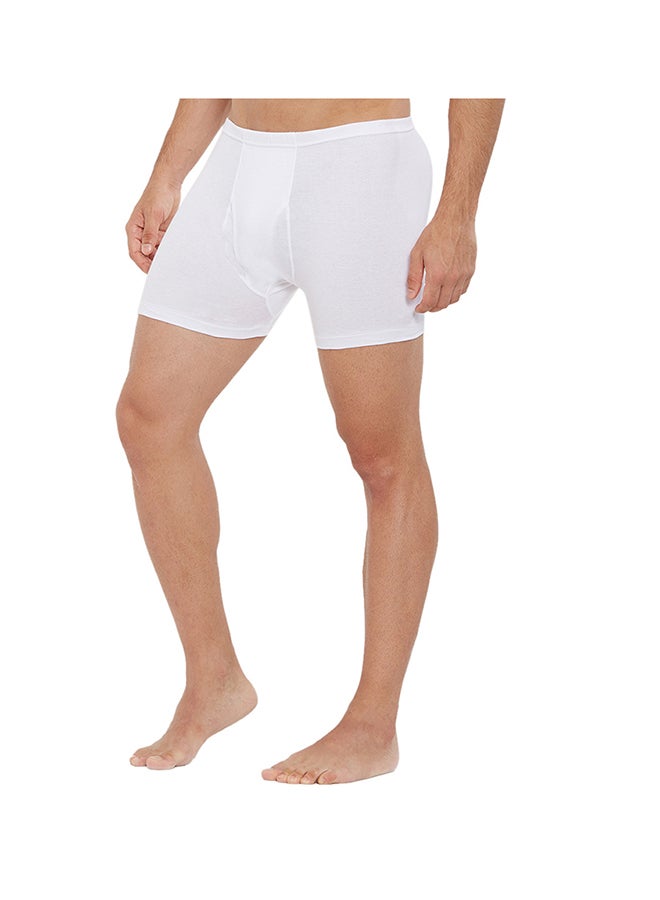 BYC Cotton Boxer Brief White  - Image 2
