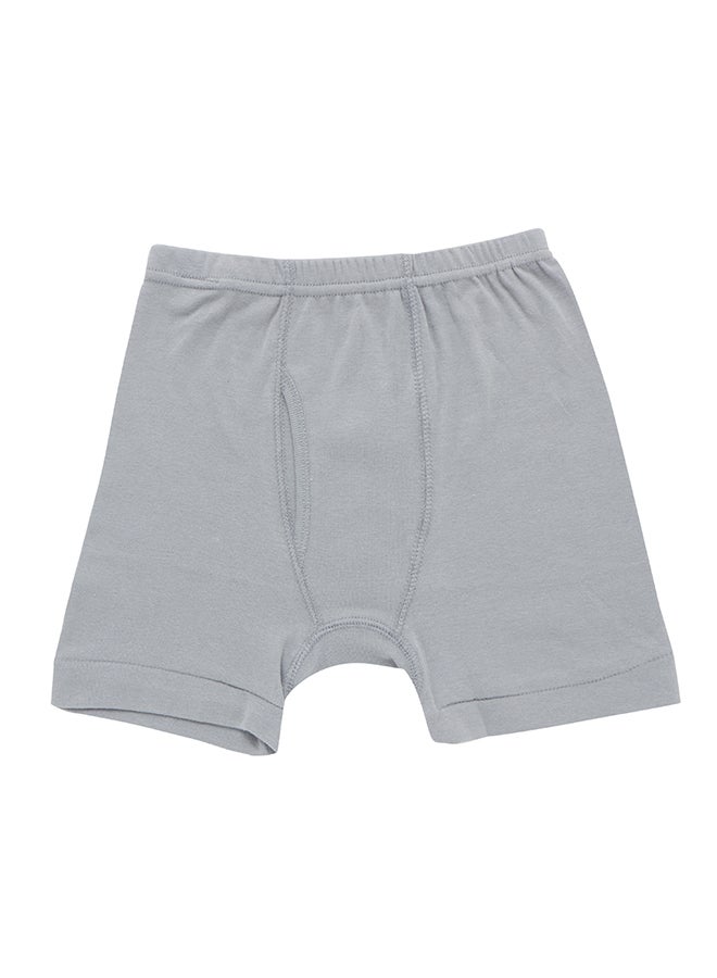 BYC Cotton Boxer Brief Dark Grey  - Image 1