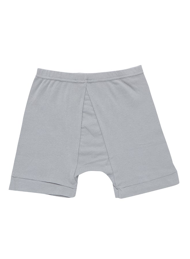 BYC Cotton Boxer Brief Dark Grey  - Image 2
