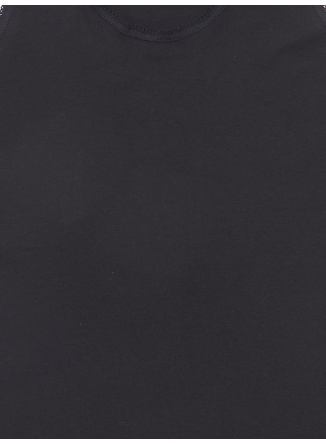 BYC Cotton Vest Black  - Image 3