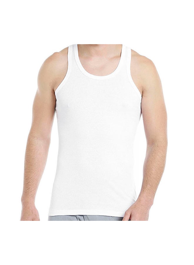 بي واي سي Cotton Vest أبيض  - Image 1