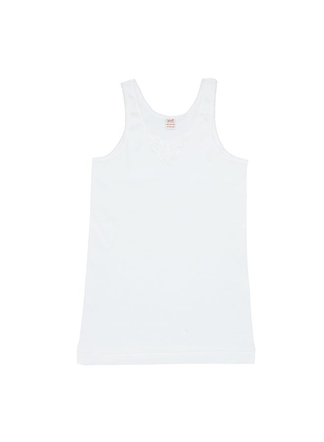 BYC Cotton Vest White  - Image 5