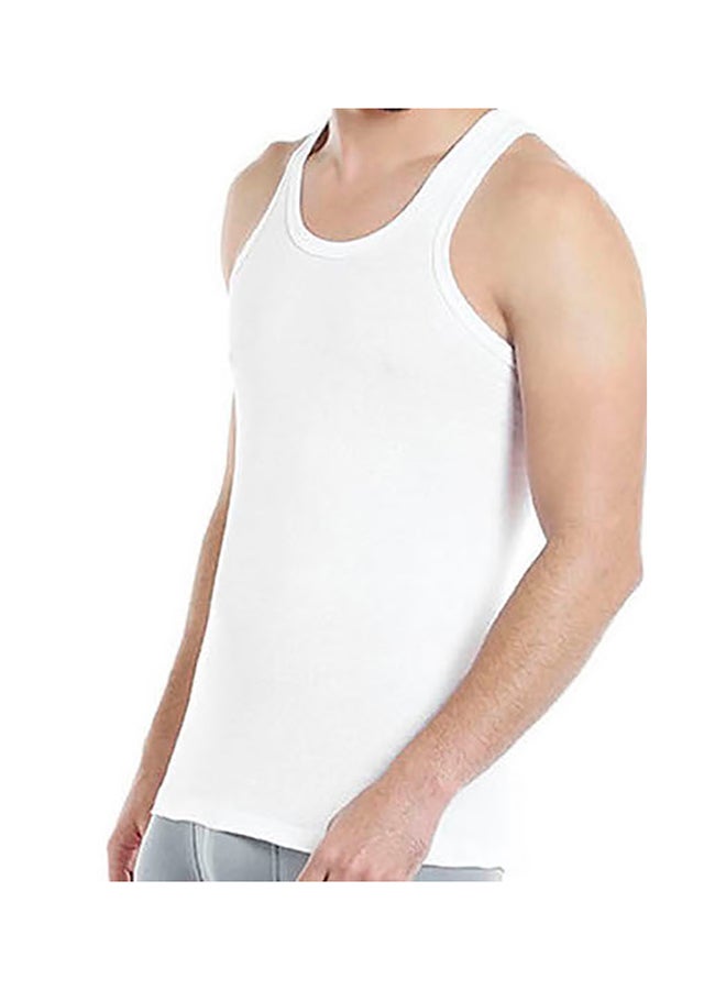 بي واي سي Cotton Vest أبيض  - Image 2