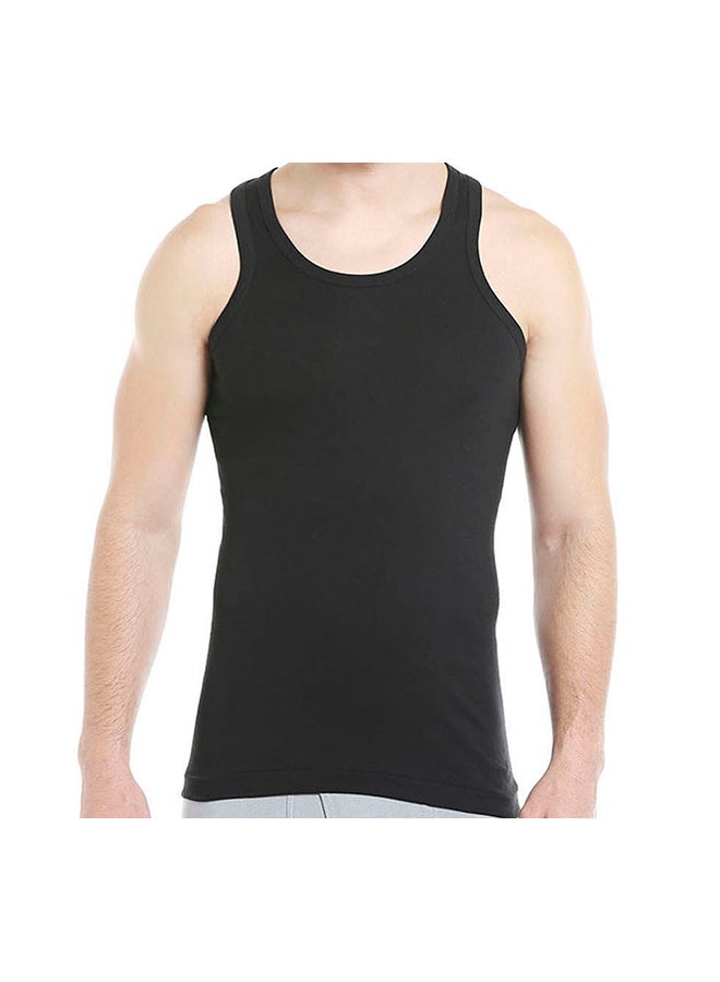 BYC - Cotton Vest Black - Image 1