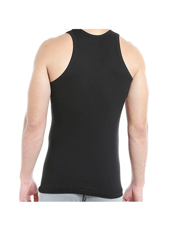 BYC - Cotton Vest Black - Image 1