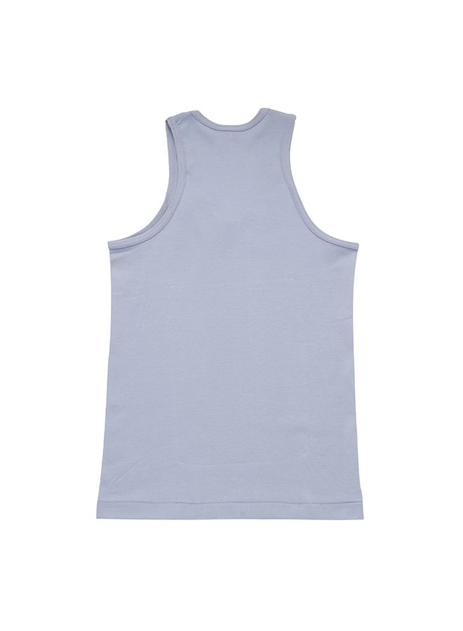 BYC - Cotton Vest Light Grey - Image 1