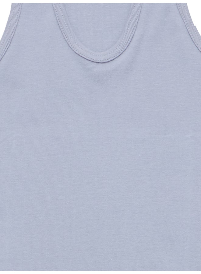 BYC - Cotton Vest Light Grey - Image 1