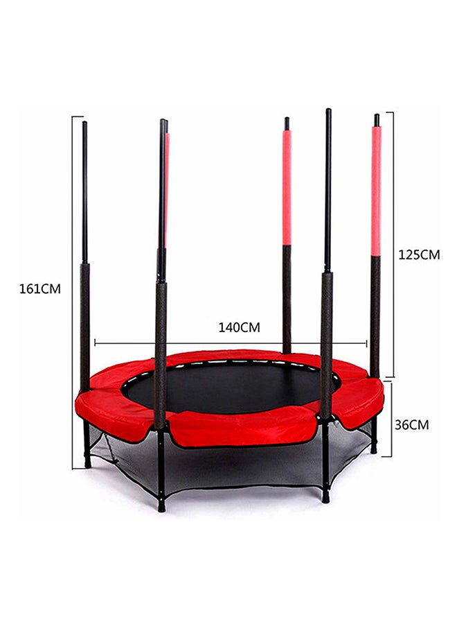 Cool Baby - Outdoor Jumping Trampoline With Safety Net 140x161x36cm - Image 1