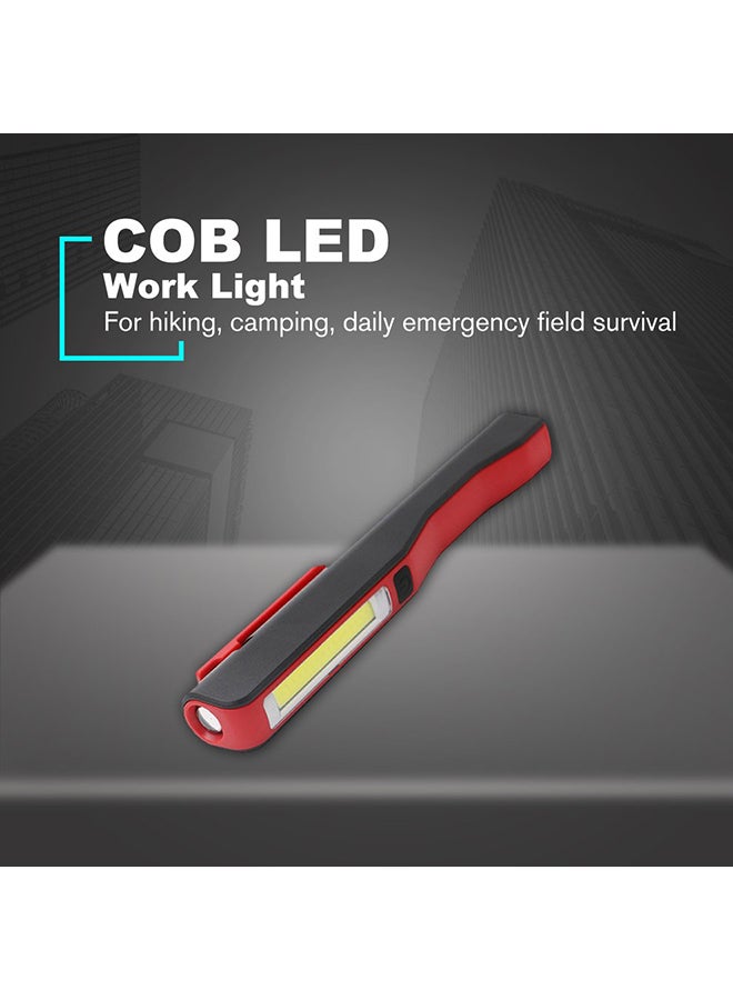 Generic Portable USB Rechargeable COB LED Work Light Lamp Flashlight with Magnet Pen  - Image 2