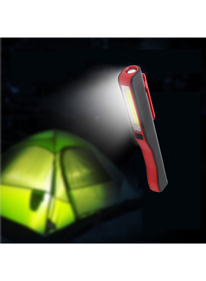 Generic - Portable USB Rechargeable COB LED Work Light Lamp Flashlight with Magnet Pen - Image 1