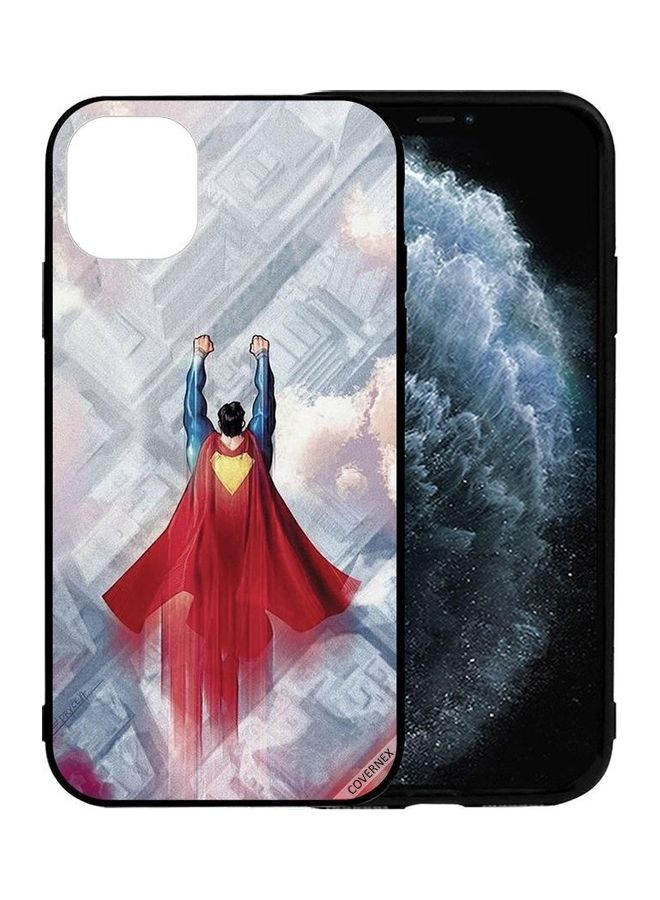 كوفرنيكس غطاء حماية واقي لهاتف آيفون 12 برو ماكس مقاس 6.7 بوصة بطبعة بطل خارق يطير عالياً - Image 2