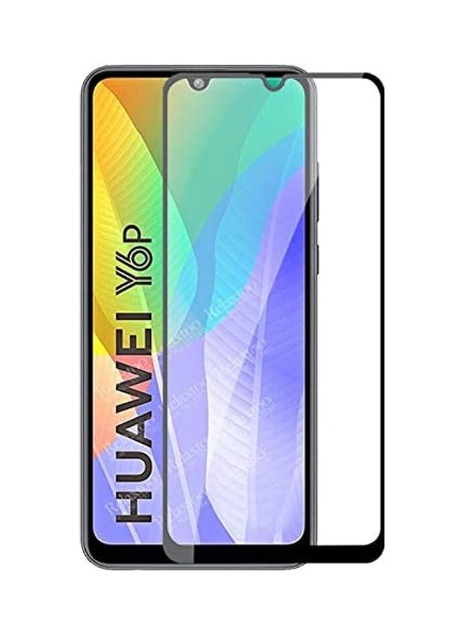 Tempered Glass Tempered Glass Screen Protector For Huawei Y6p Clear/Black  - Image 1