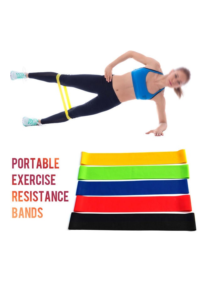 Generic 4pcs Yoga Equipment Set Discs Core Sliders Resistance Loop Band Exercise Latex Strap Perfect Abdominal Core Training Gym Yoga Pilates Rehab Kit 18x3x18cm  - Image 2