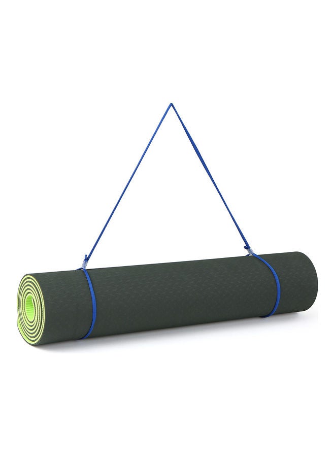 Generic 72x24IN Non-slip Yoga Mat TPE Eco Friendly Fitness Pilates Gymnastics Mat Gift Carrying Strap and Storage Bag 58x13x13cm  - Image 2