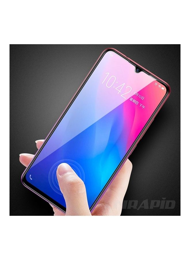 جلاس لاصقة حماية للشاشة من الزجاج المقوى بصلابة 9D تلتصق على الشاشة بالكامل لهاتف فيفو Y15 أسود - Image 3