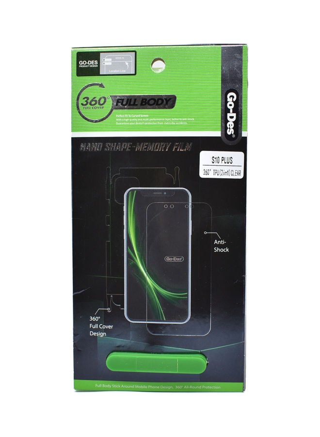 GO-DES 360 Front and Back Film For Samsung Galaxy S10 Plus Clear - Image 5