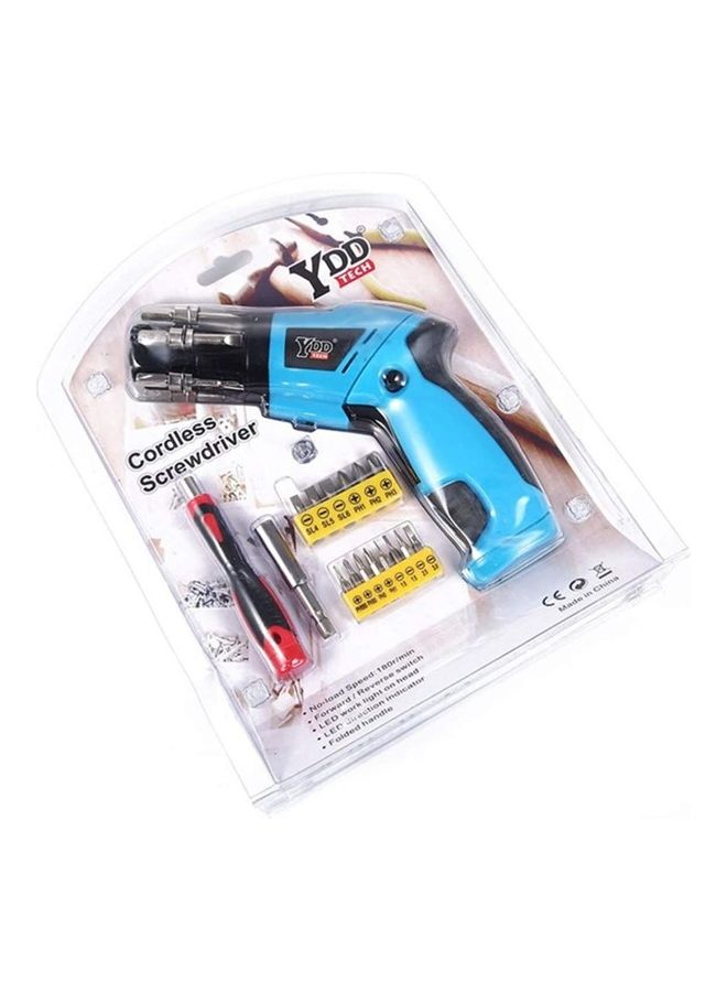 Generic - YDD Tech 17-Piece Cordless Screwdriver Set Multicolour - Image 1